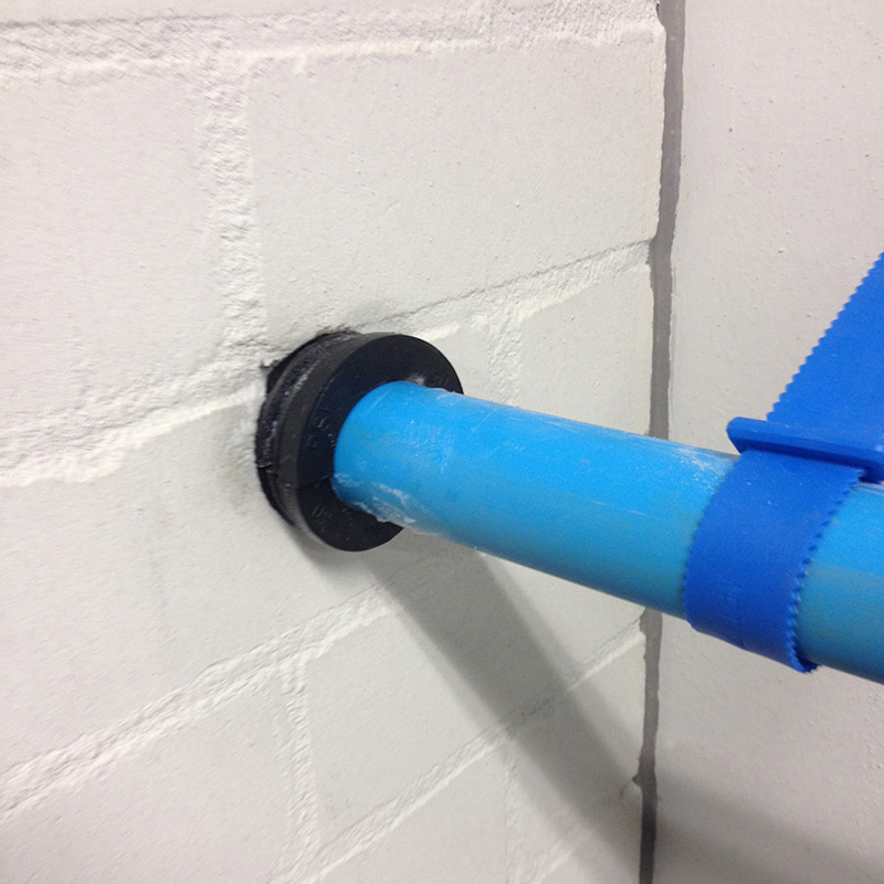 PSI sealing plug in muur