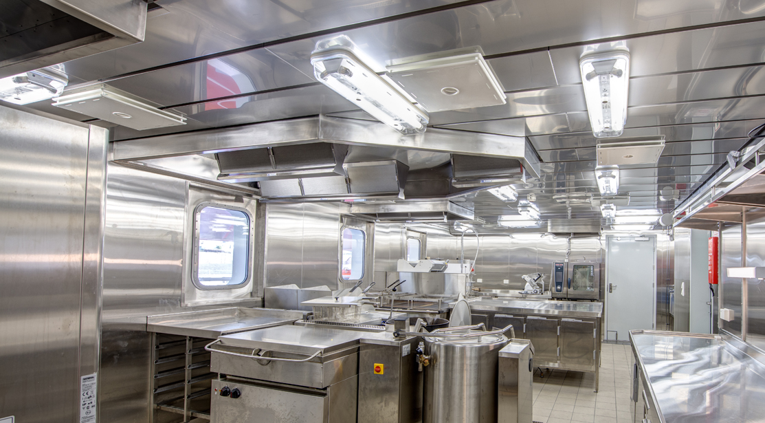 1961 lighting fixtures kitchen in ship