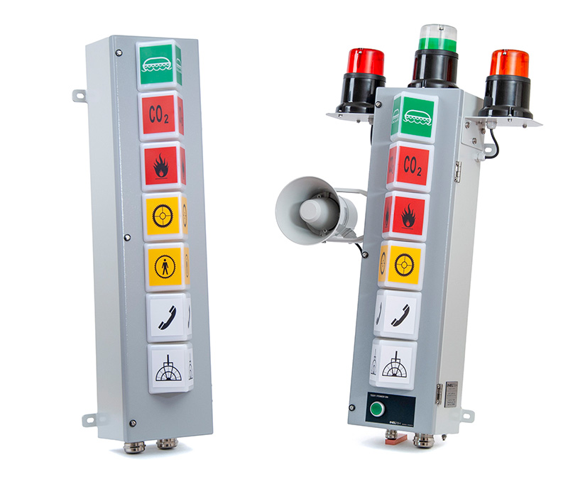 Inelteh signalling column LED for ships