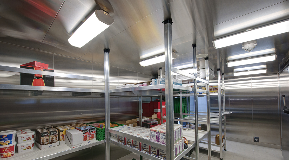coldroom storage lights on ship