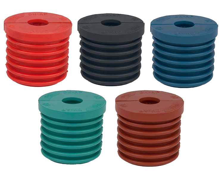 Psi sealing plugs in different types rubber