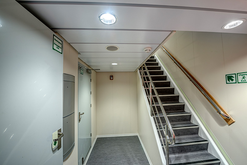 hallway lighting in ship