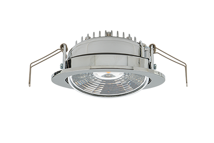 Glamox led downlight dl40 for ship interior