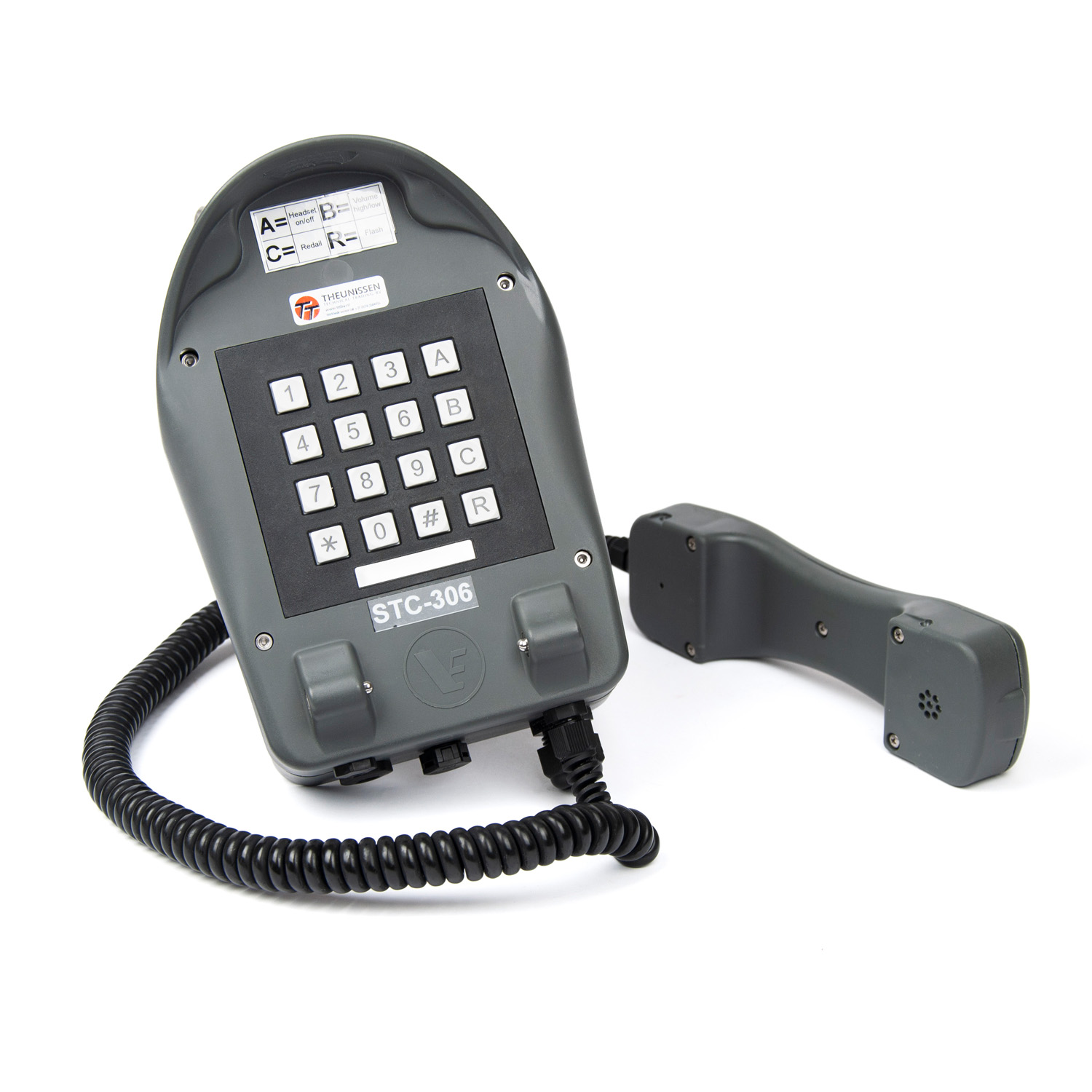 STC-306 Watertight telephone station with handset IP66