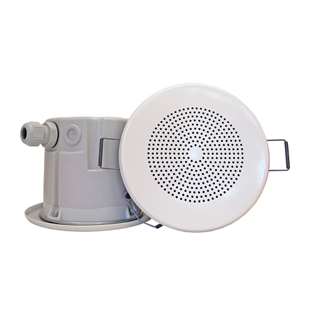 BKF56020 Flush mounted ceiling speaker, ALU 6W 20 Ohm with ALU box
