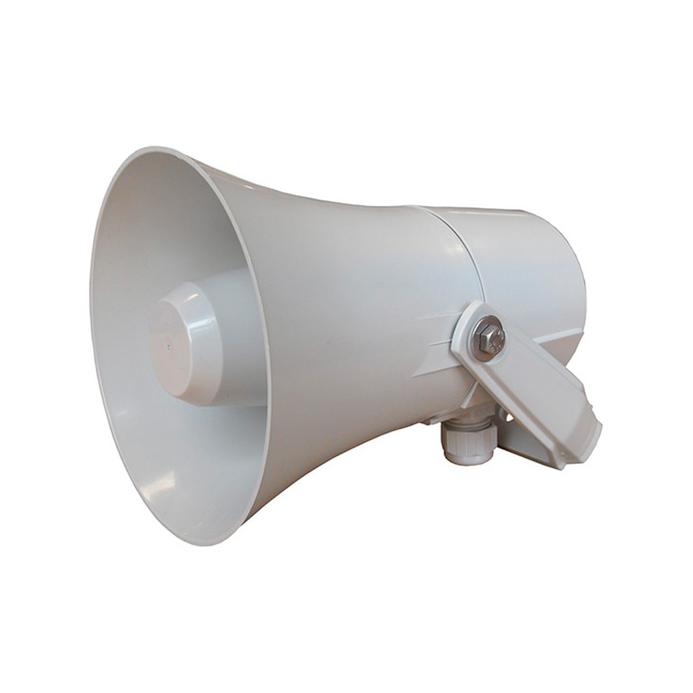 HP1054T Horn loudspeaker EN54-24, Ronfalin 10W 100V IP67 SS bracket