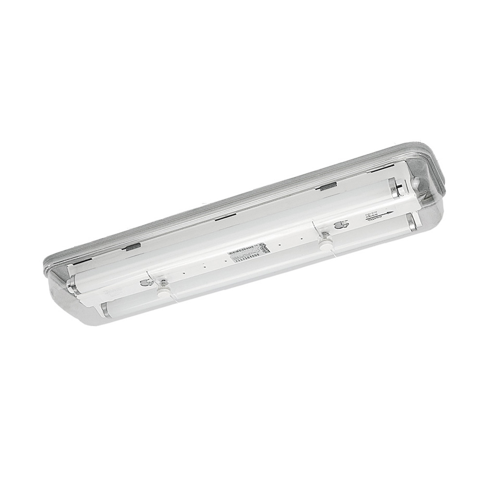 1771104001 Coldroom luminaire surface, 2X18W 230V 60Hz, IP67, incl. thermo tubes