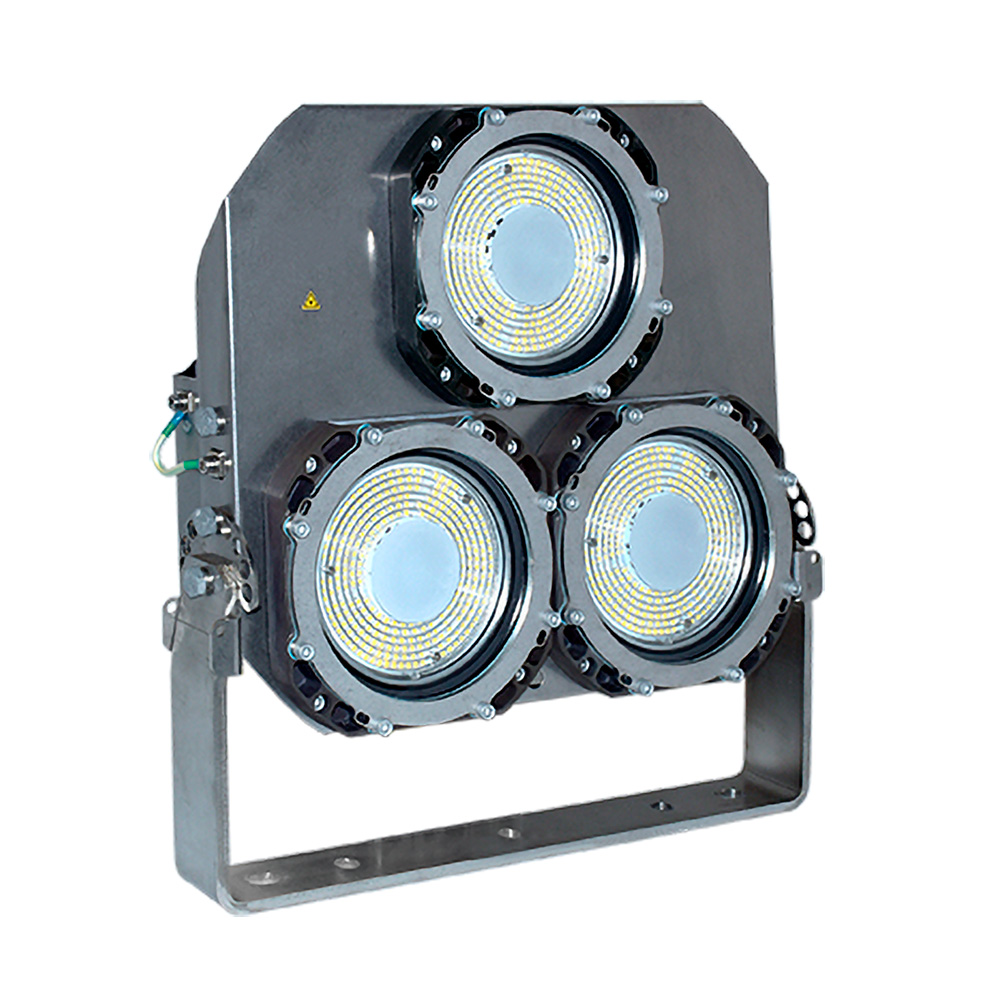 FX60300000 ZONE 1 LED floodlight 3 module, 3X40W 230V 50/60Hz, IP67 Narrow Beam, M25