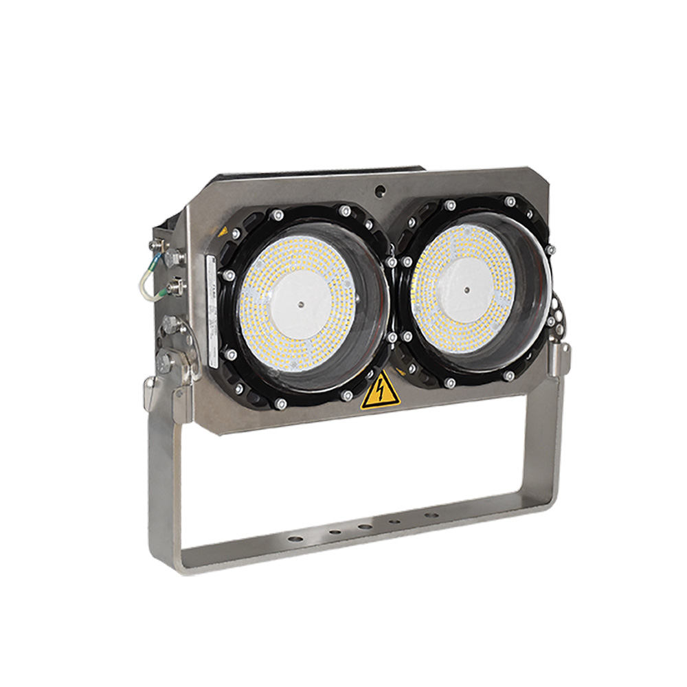 Narrow Beam FL60 LED floodlight from Glamox 120V