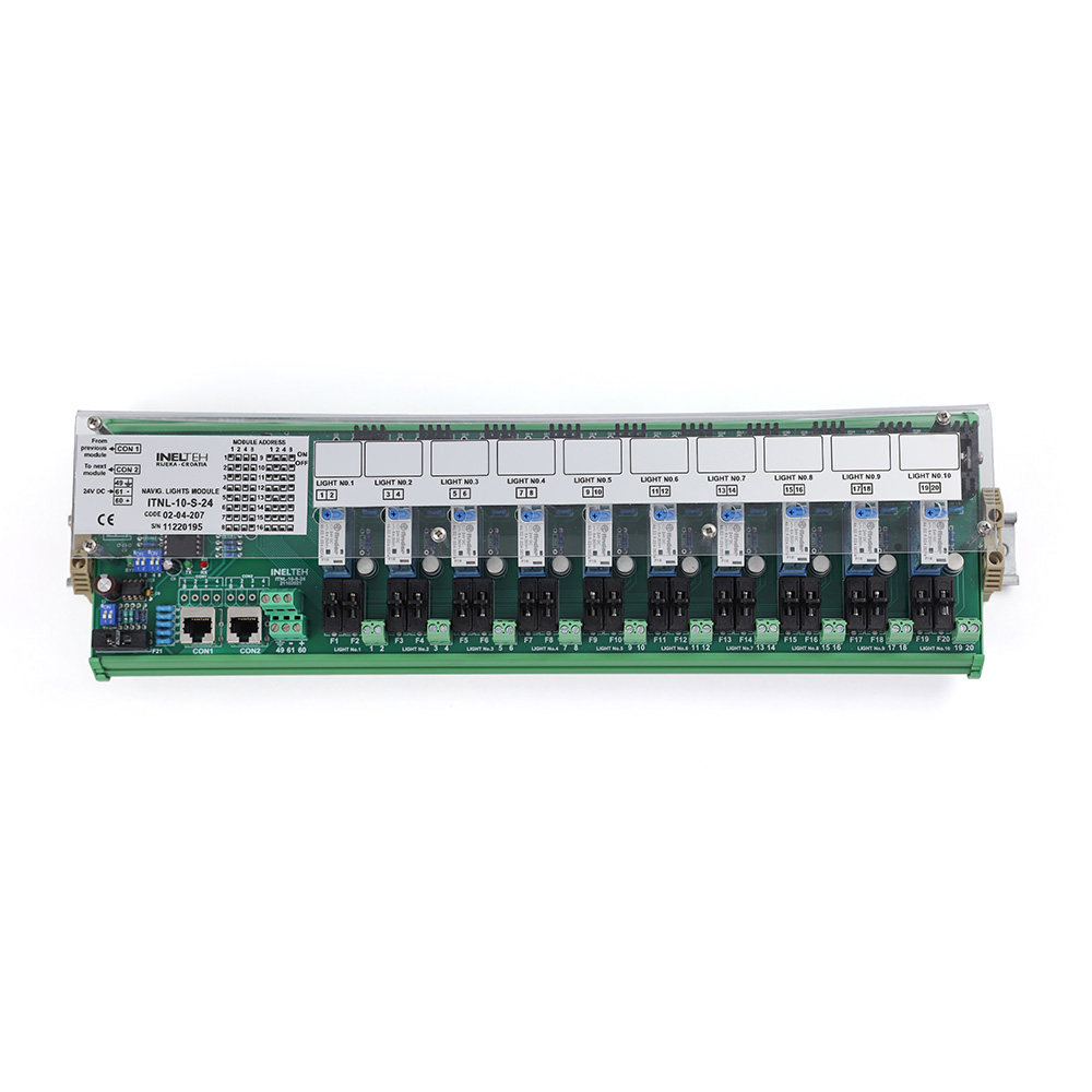 02-04-204 ITNL-10-D-230 Input module for max. 10 double navigation lights 230/115VAC, cable 1.5mtr.