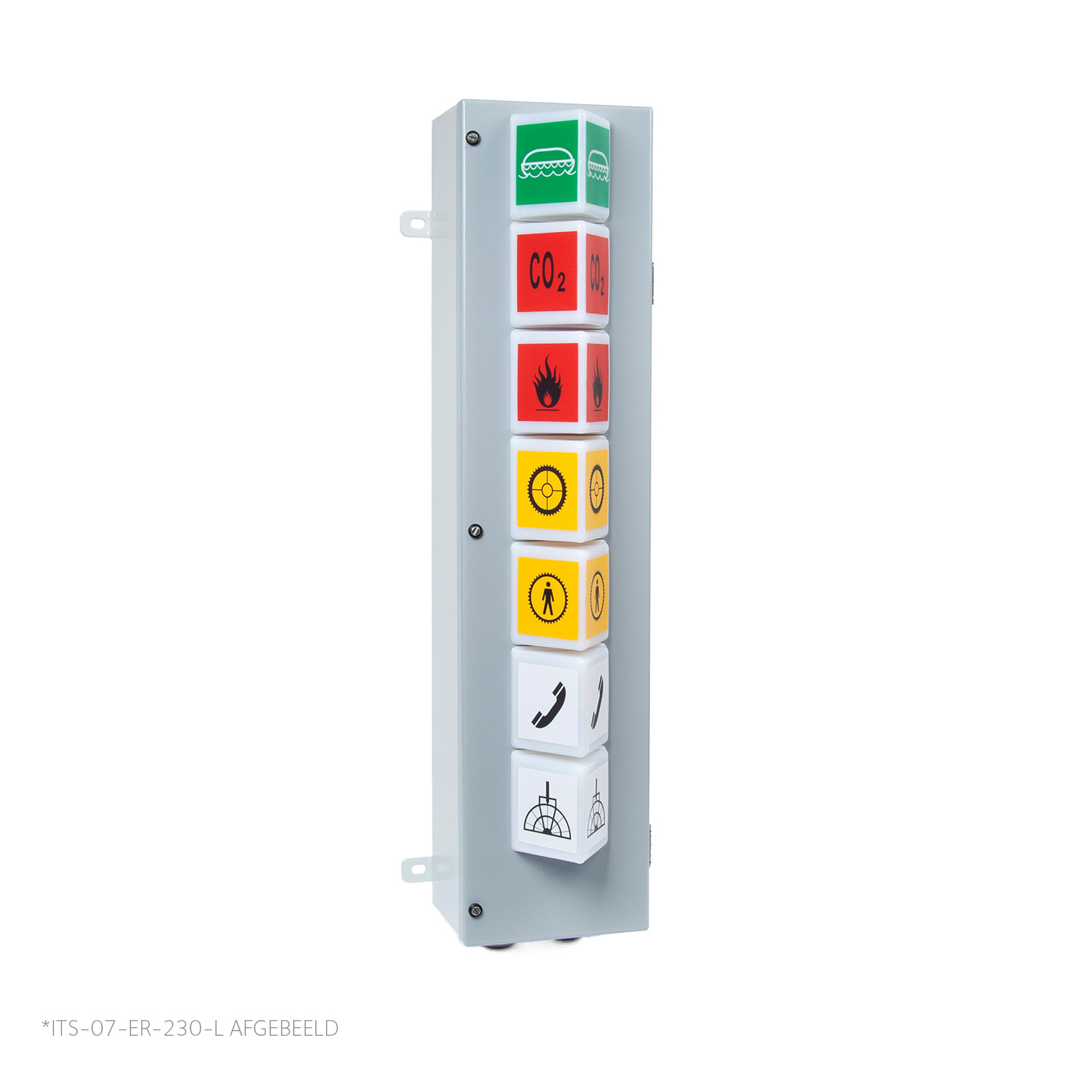 01-01-001 Light column LED 3 symbols 24VDC IP54