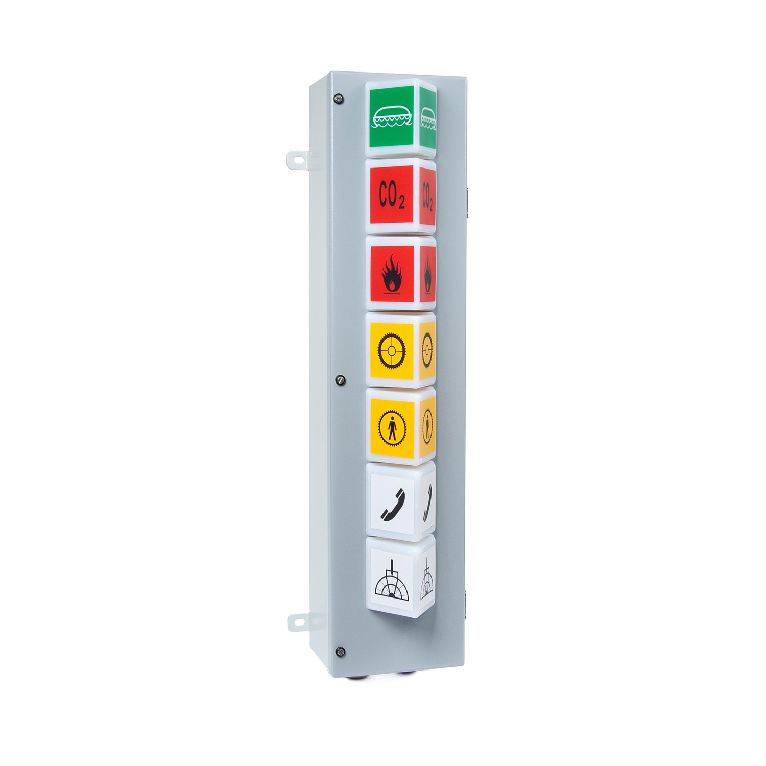 01-01-005 Light column LED 7 symbols 24VDC IP54