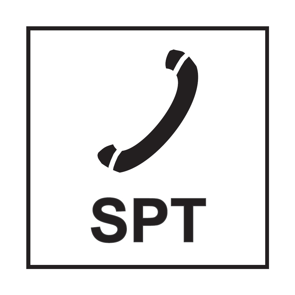 109-03-067 ITS sticker, Sticker SPT telephone (1 pcs)