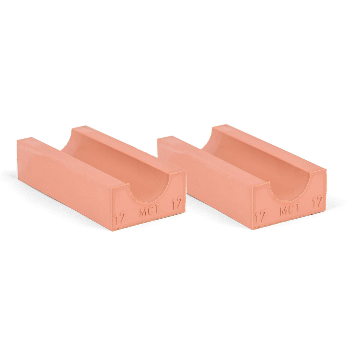 30-17*2 Set of 2 half insert block lycron 30mm, 30-17 for cable/pipe diam. 16.5-17.5mm