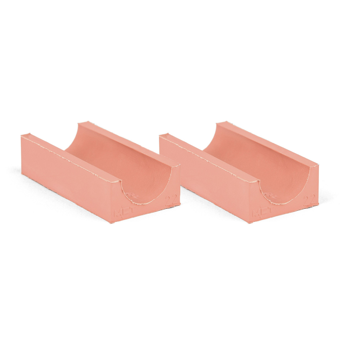 30-22*2 Set of 2 half insert block lycron, 30-22 for cable/pipe diam. 21.5-22.5mm