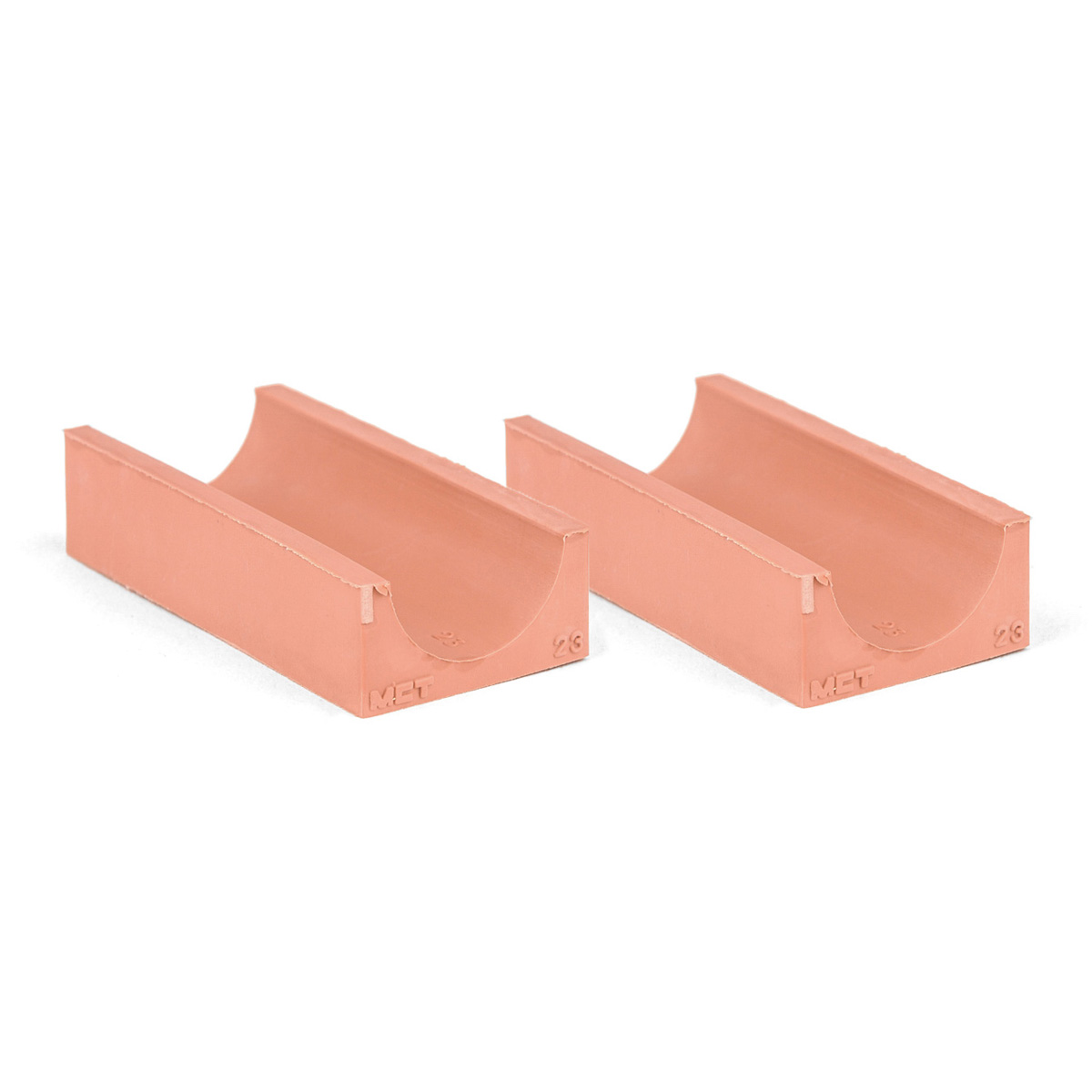 30-23*2 Set of 2 half insert block lycron 30mm, 30-23 for cable/pipe diam. 22.5-23.5mm