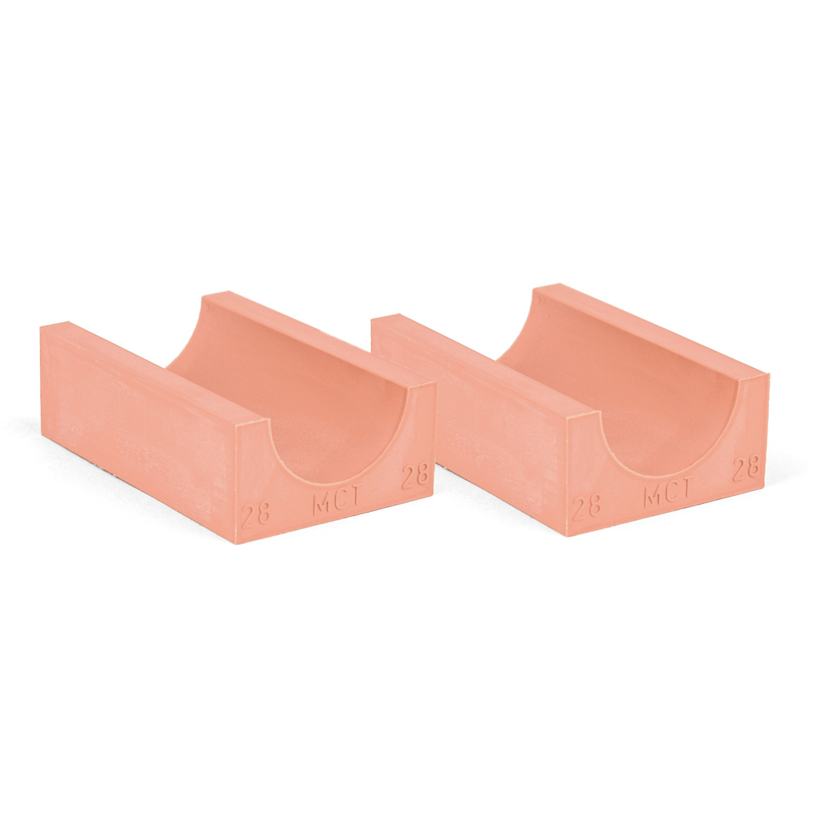 40-28*2 Set of 2 half insert block lycron, 40-28 for cable/pipe diam. 27.5-29.5mm