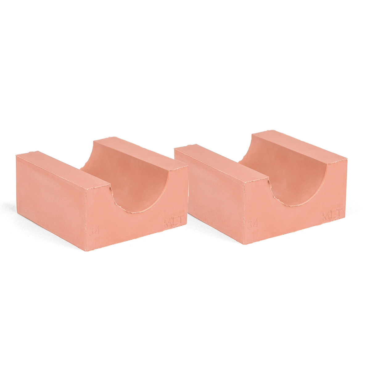 60-34*2 Set of 2 half insert block lycron, 60-34 for cable/pipe diam. 33.5-35.5mm
