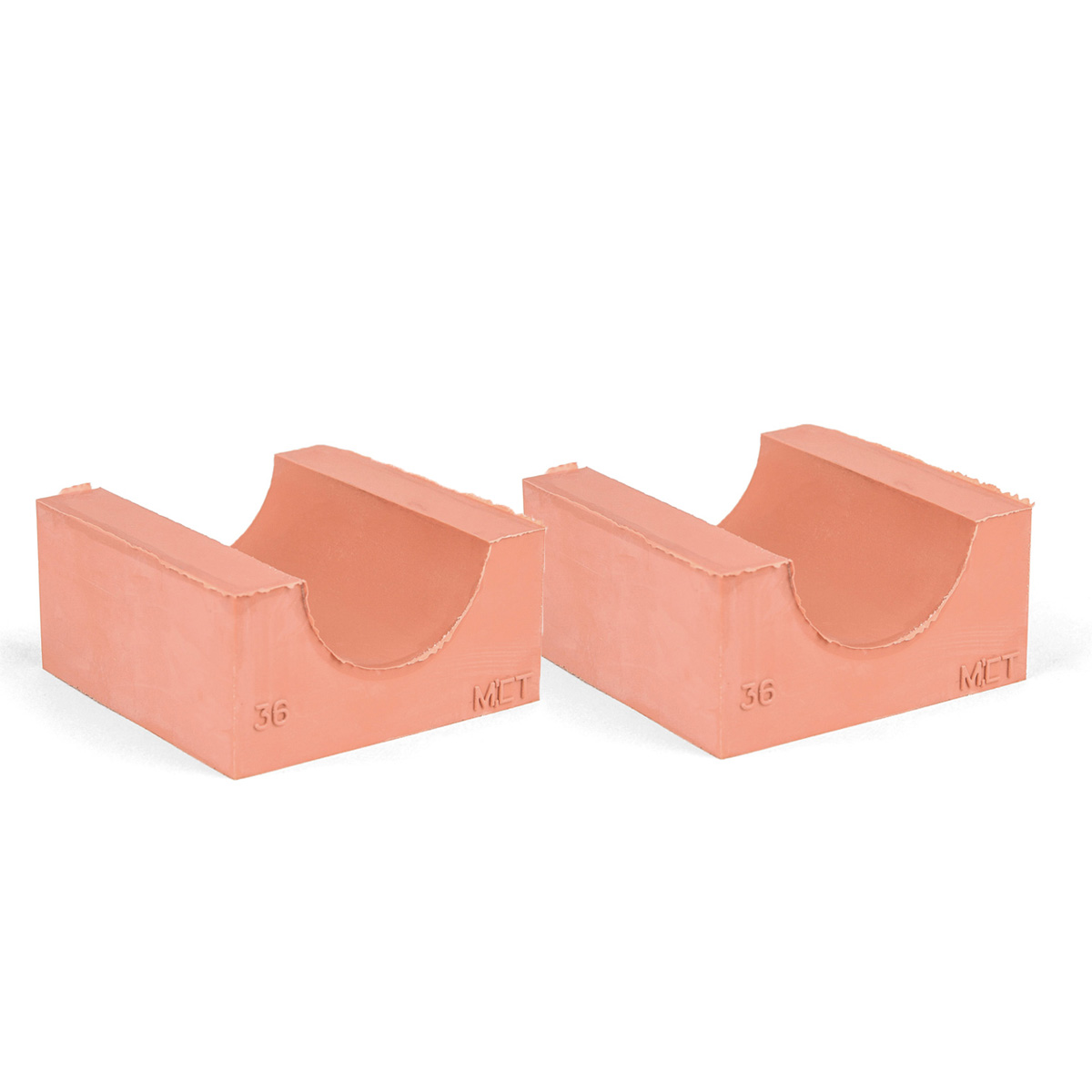 60-36*2 Set of 2 half insert block lycron, 60-36 for cable/pipe diam. 35.5-37.5mm