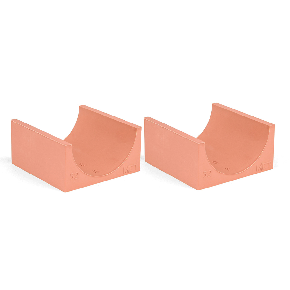 60-52*2 Set of 2 half insert block lycron, 60-52 for cable/pipe diam. 51.5-53.5mm