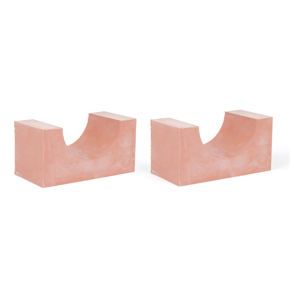 120-76*2 Set of 2 half insert block lycron, 120-76 for cable/pipe diam. 75.5-77.5mm