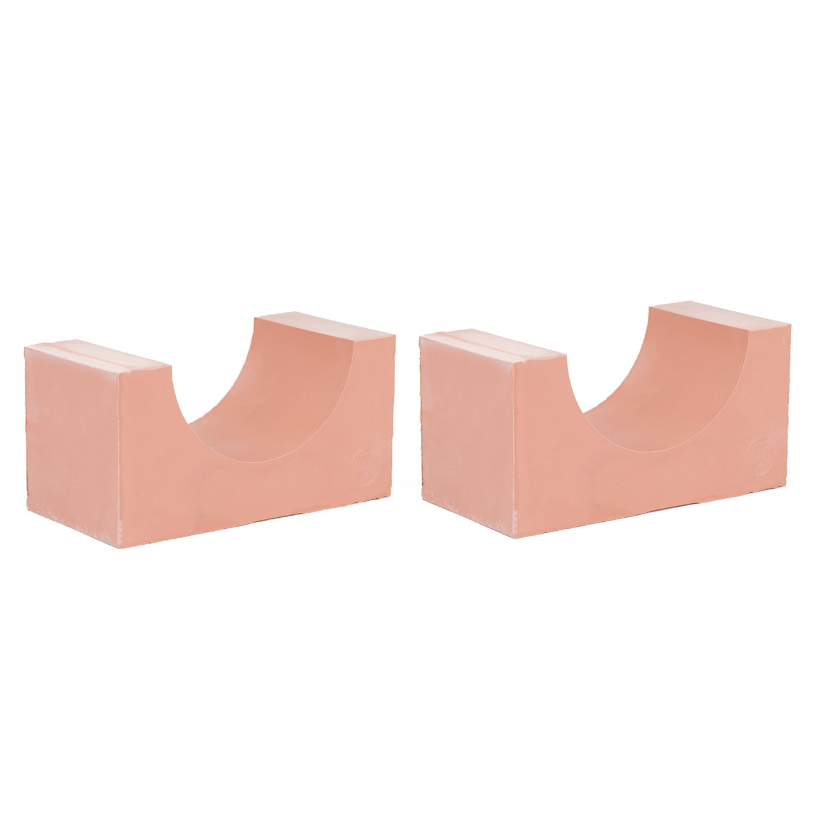 120-80*2 Set of 2 half insert block lycron, 120-80 for cable/pipe diam. 79.5-81.5mm