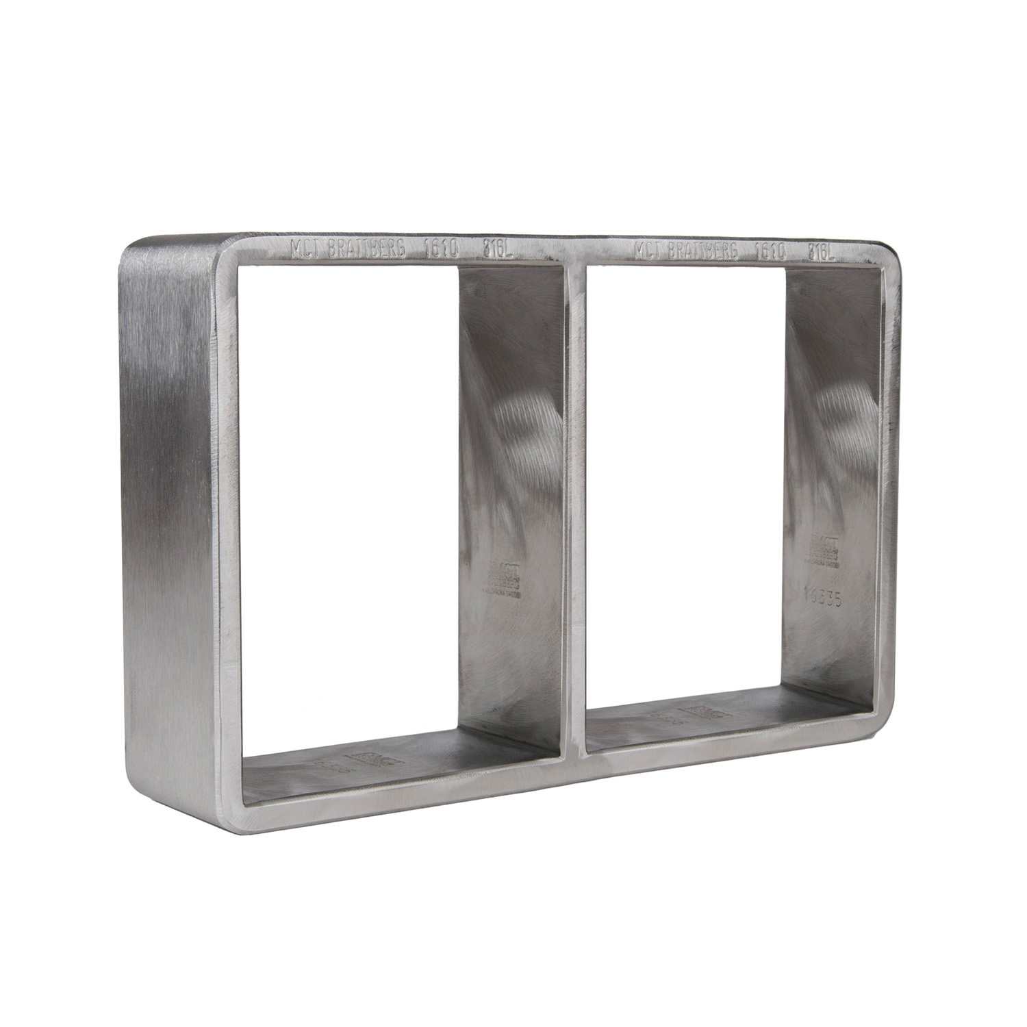 RGS4X2S Frame marine, stainless 2 x [internal size 160x120mm]