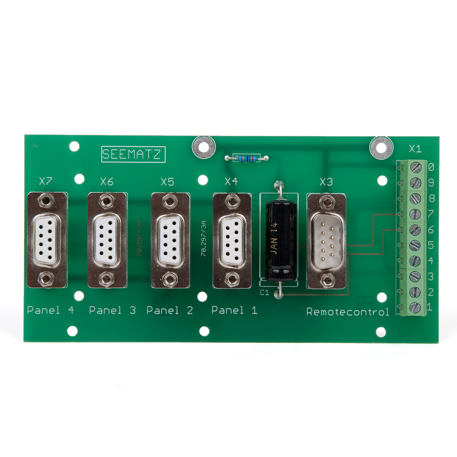 EFCPCON Connection print to connect, 2 - 4 control panels