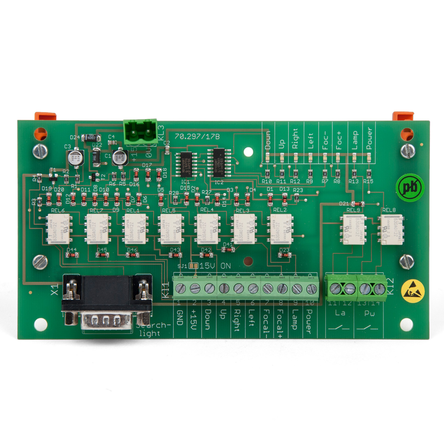 EFNINTERFACE Interface PCB 70.297/17B, Contact input to EFN