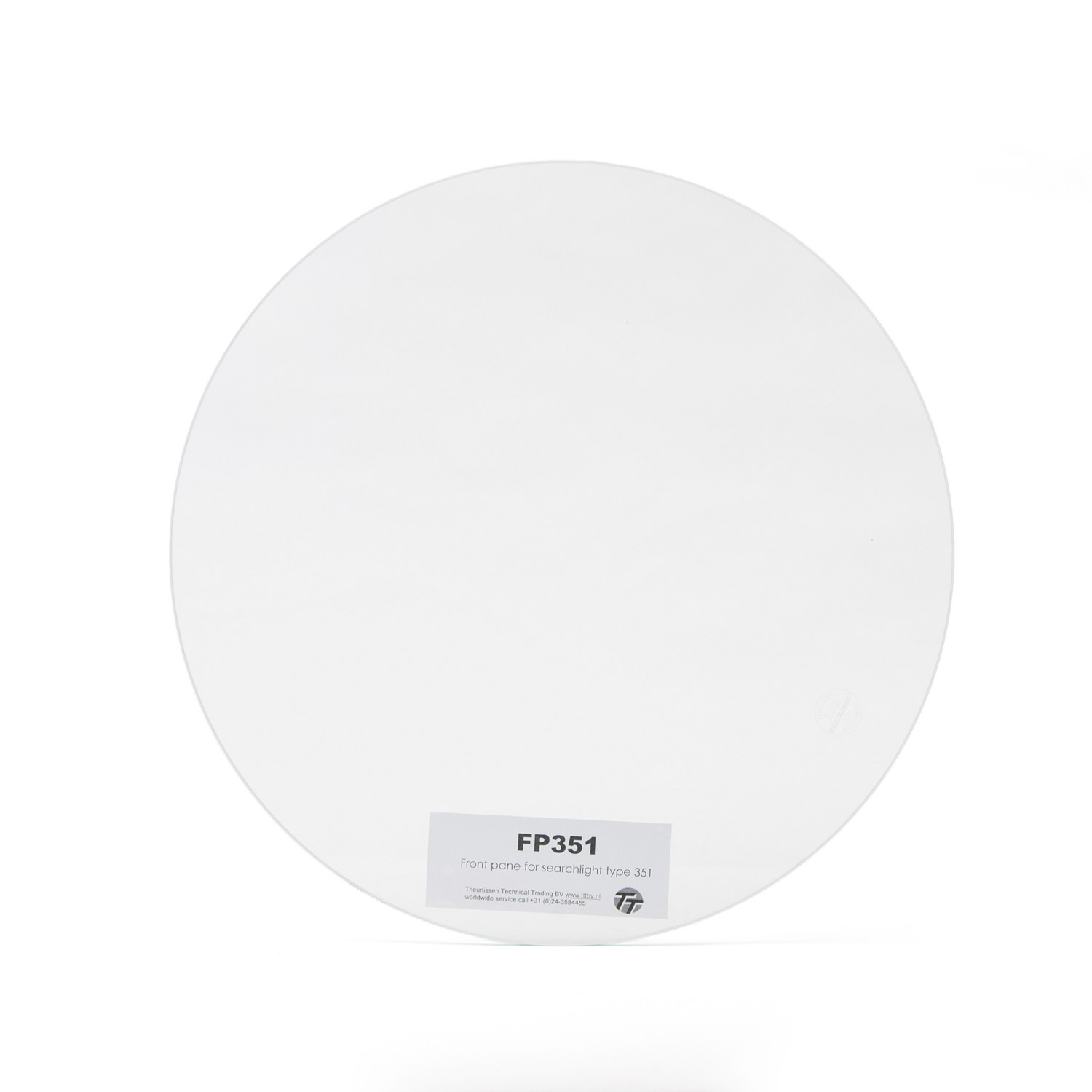 FP351 Front pane for searchlight, type 351
