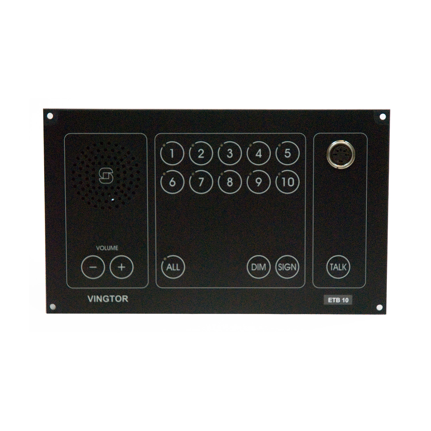 3005020018 ETB10 Main station panel  mounted 10 lines 24VDC