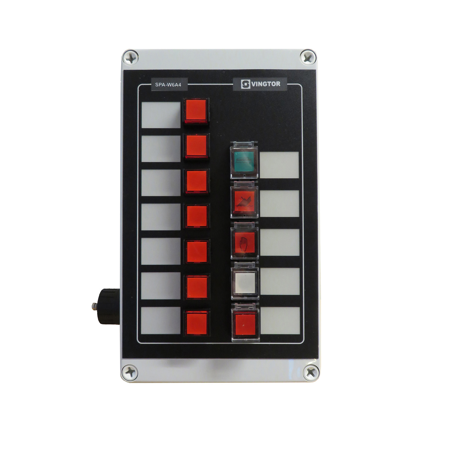 3005010203 SPA-W6A4-D dual weatherproof PA and alarm panel with 6 zones