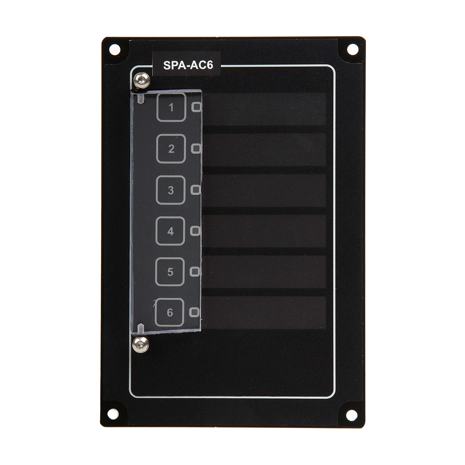 3005010096 SPA-AC6-D Dual alarm panel  with covered and ill. alarm start and reset button